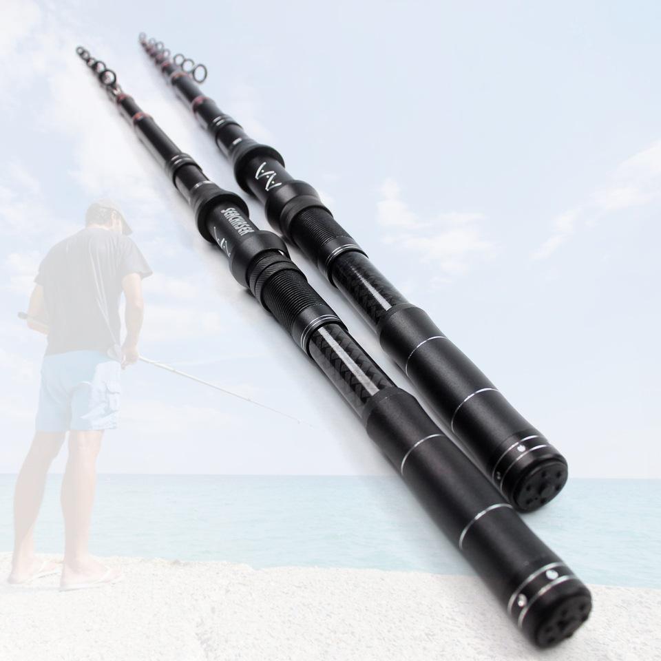 Ultra-Short Portable Retractable Carbon Lure Fishing Rod - All-Water & General Purpose