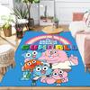 Gum-ball's Amazing World Area Rug Suitable for Indoor And Outdoor,Carpets for Kitchens, Homes, Offices, Living Rooms,Home Decor,Christmas Gift