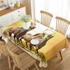 Tafelkleed Rechthoekig Renpaard Grasland Dier Zonsondergang voor Huisdecoratie Tafelkleed Keuken Eetkamer Feest Thee Tafel Decoratie