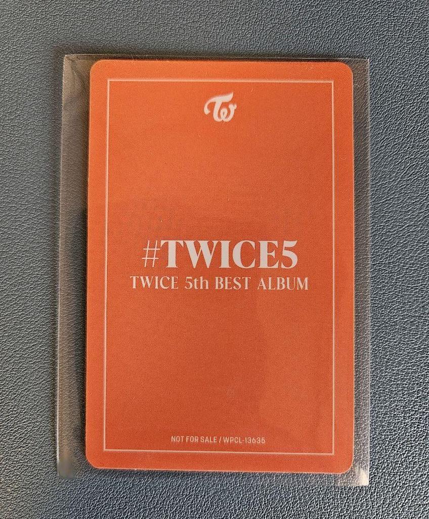 [USED] TWICE Mina TWICE5 Trading Card First Press Limited Edition A