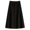 DIMANAF 2025 Plus Size Women Long Skirts Thicken Elastic Waist Trousers Oversize 5XL Autumn Winter