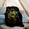 Mutant Turtles Print Flannel Blanket, Soft Warm Lightweight Throw Blanket for living Room,Sofa Bed Camping office