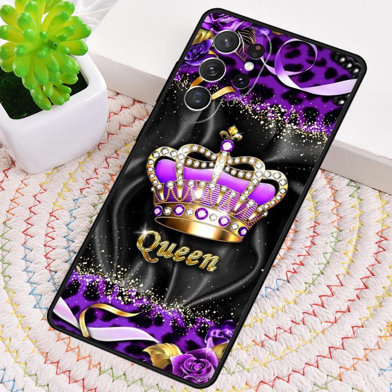 Deluxe Crown Phone Case for Samsung Galaxy note 10 pro S26 Ultra S23 S24 FE S25 S21 S22 PLUS shockproof Cove