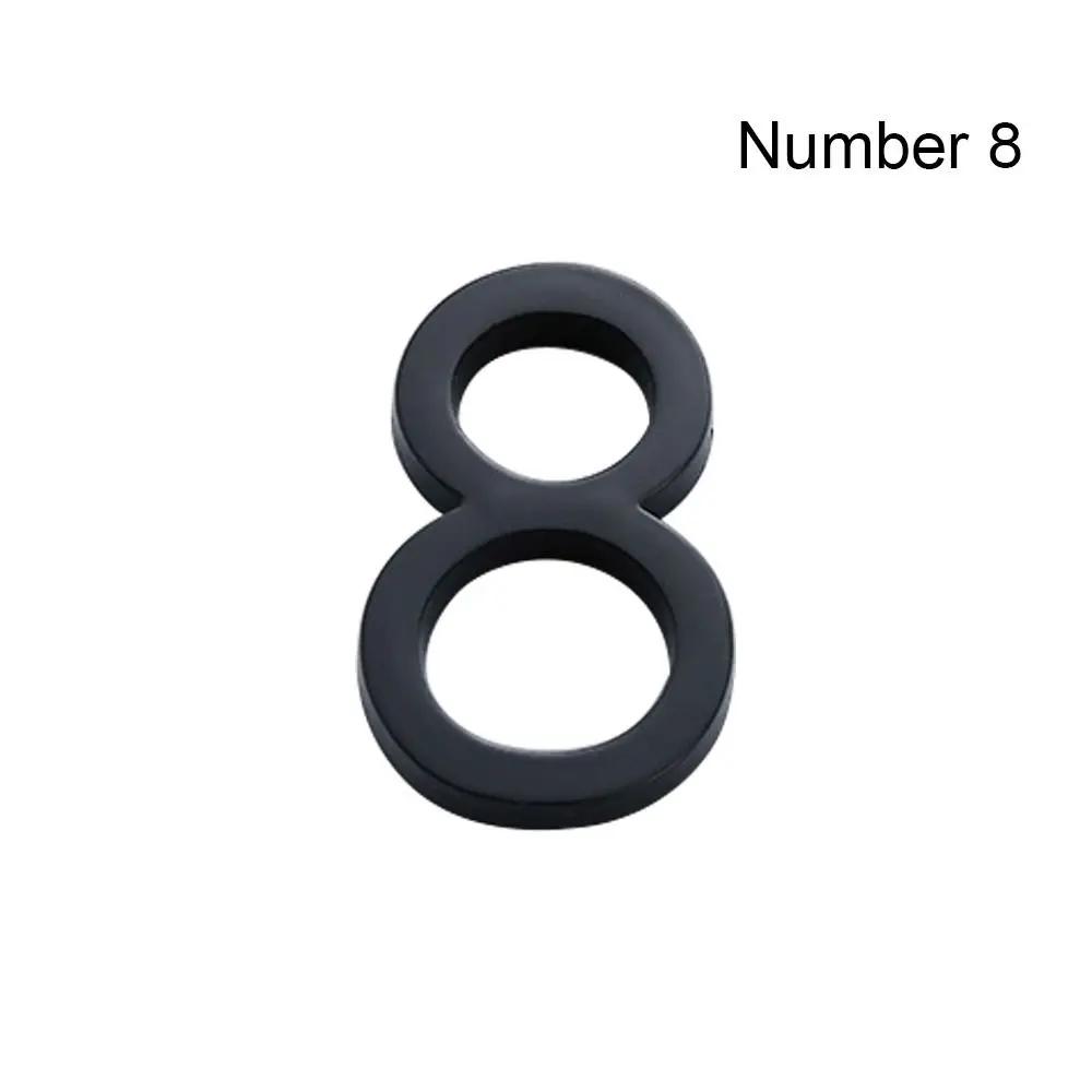 5/10cm Durable Self-Adhesive For Home Mailbox Hotel Address 0 To 9 Number Plate Sign Door Label Numeral Tag