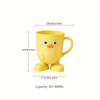Fun and cute cartoon toothbrush cup - durable plastic, perfect for bathroom finishing