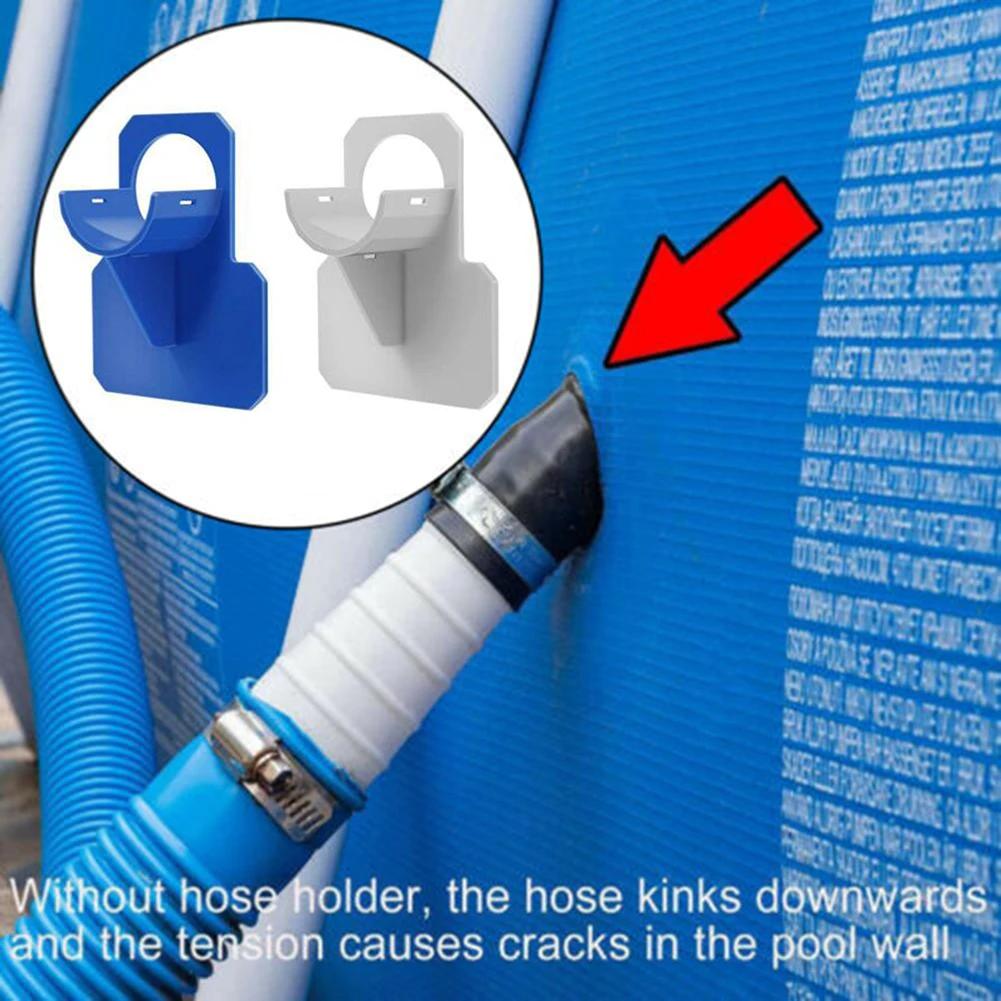 ~Pool Pipe Fixing Holder ~For Above Ground Swimming ~Pool Pipe Mount Supports ~With Cable Tie Fixing~Accessories Garden Supplies