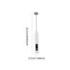 Handheld Milk Frother, 3-Speed ??Mini Milk Frother Wand, Rechargeable Milk Foamer for Drinks, Hot Chocolate, and Quick Preparation Kitchen Gadget