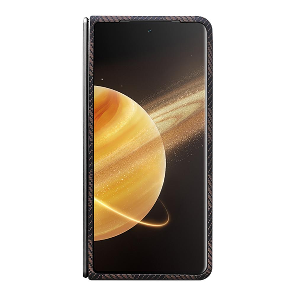 For Honor Magic V3 5G Case Scratch Proof Aramid Fiber Magnetic Phone Cover (Big Lens Hole)