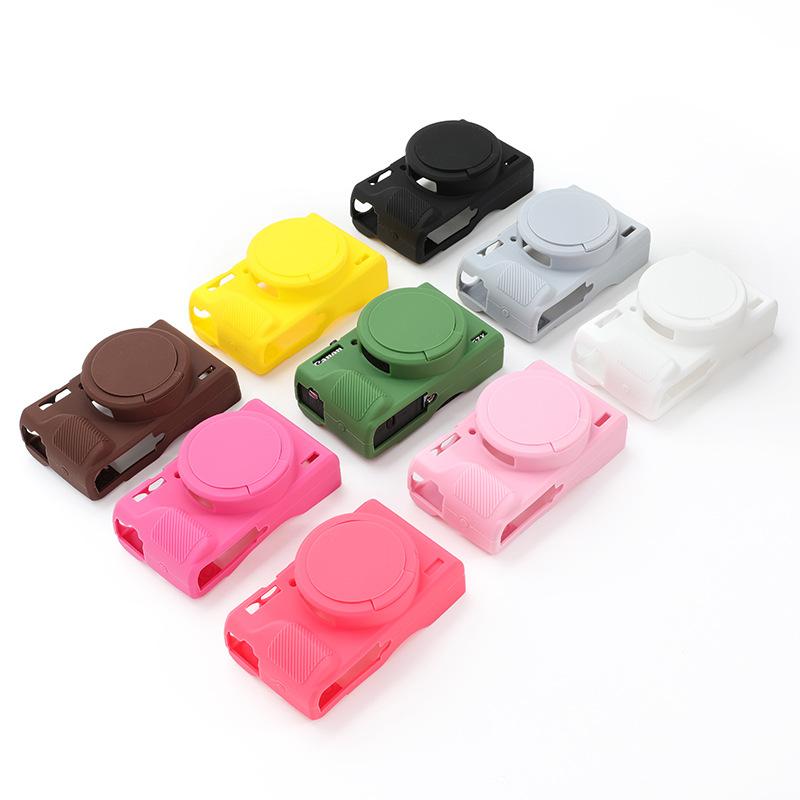 Husă de silicon pentru Canon PowerShot G7X Mark III - G7X3 Geantă pentru cameră și protector moale