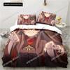 Cartoon Anime Genshin Impact Game 3D NEW Duvet Cover Pillowcase Bedding Set Adult Boy Girl Bedroom Children Single Double Large