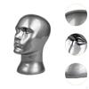 Male Mannequin Head Bald Manikin Freestanding Wig Display Model Stand for Making