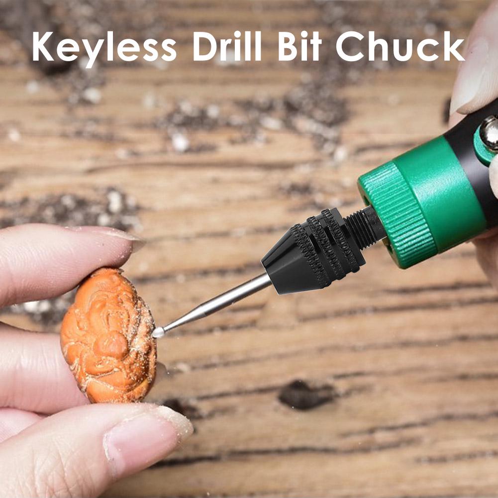 Keyless Drills Chuck Adapter Hot Selling Portable Safety Converter Impact Hex Shank 1pc 0.3-6.5/0.3-8mm Clamping Range