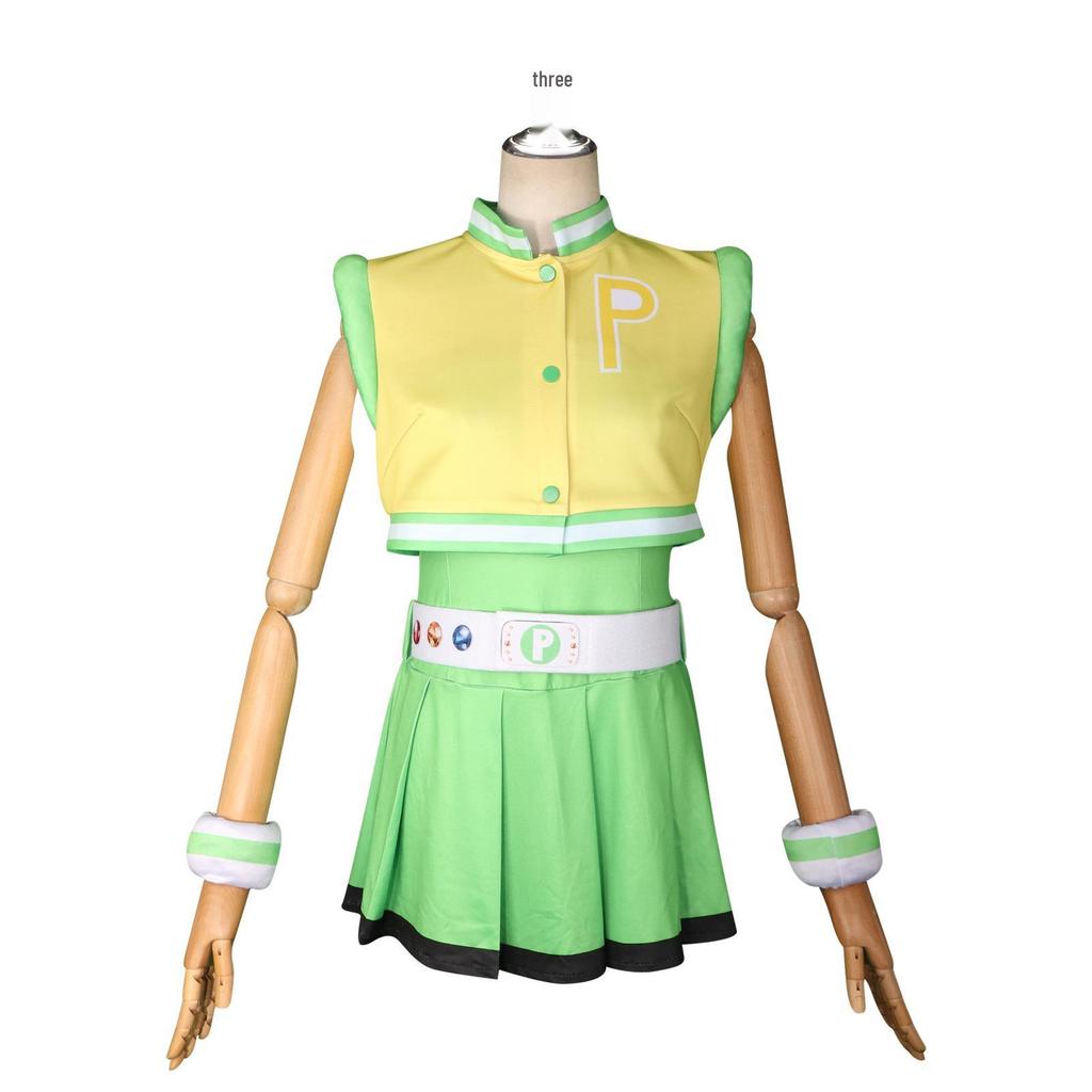 Powerpuff Girls Cosplay: Super Blossom, Buttercup, and Spinning Bubbles Anime Costumes