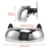 Motorcycle Rear View Mirror 180° Wide Angle No Blind Spot Rearview Mirror For Motorbike Scooter Modification Parts