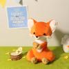 Adorable Orange Plush Fox Figurine Toy - Sleep Companion Doll