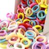 100PCS Women Girls Colorful Nylon Elastic Hair Bands Ponytail Hold Small Hair Tie Rubber Bands Scrunchie Hair Accessories