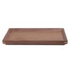 Black Walnut Tray Simple Fashion Serving Tray Serve Tea Fruit Cheese Wine Or Meals Small Rectangle