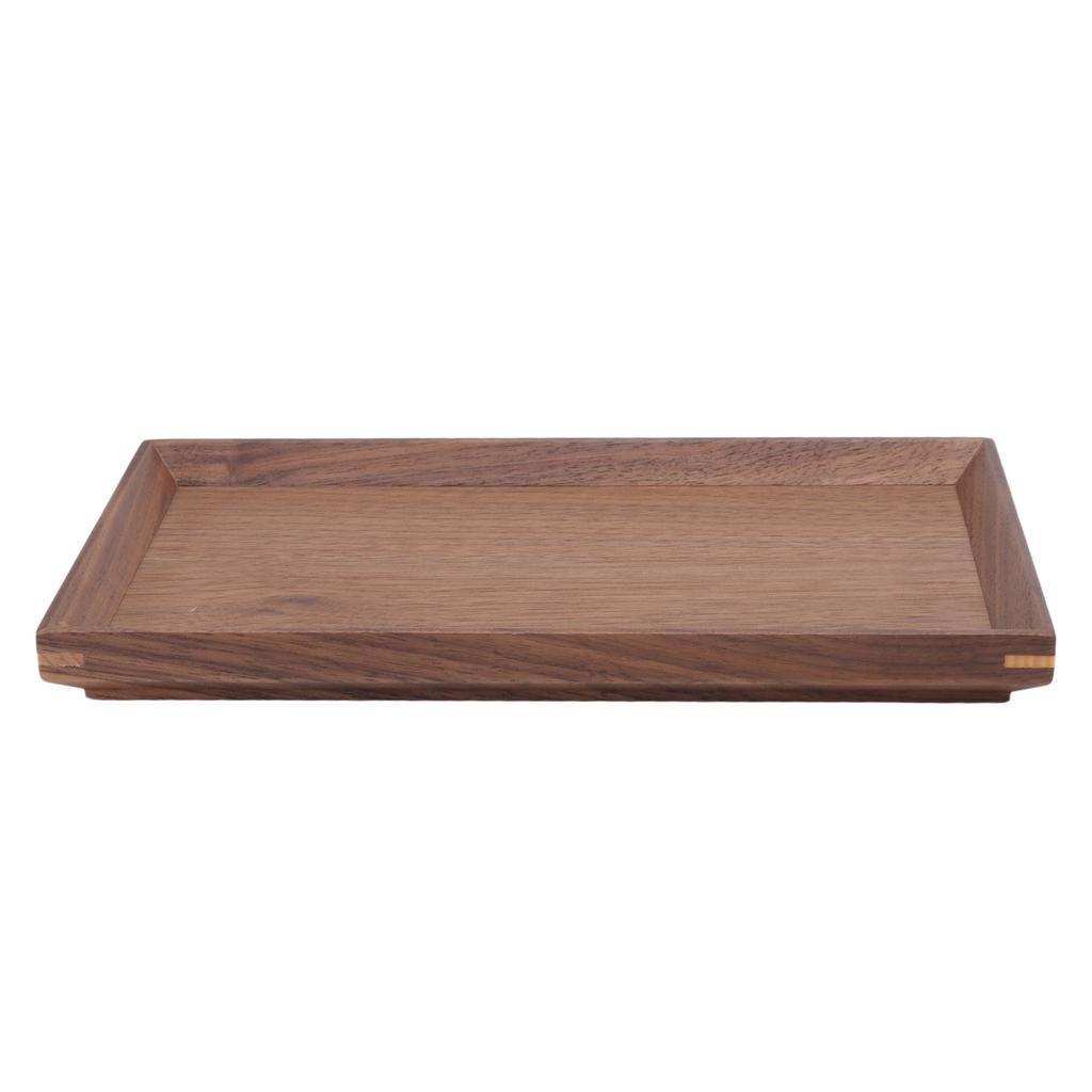 Black Walnut Tray Simple Fashion Serving Tray Serve Tea Fruit Cheese Wine Or Meals Small Rectangle