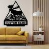 Custom Metal Wall Art Moose Silhouette Personalized Unique Home Indoor Outdoor Decor Garden Kitchen