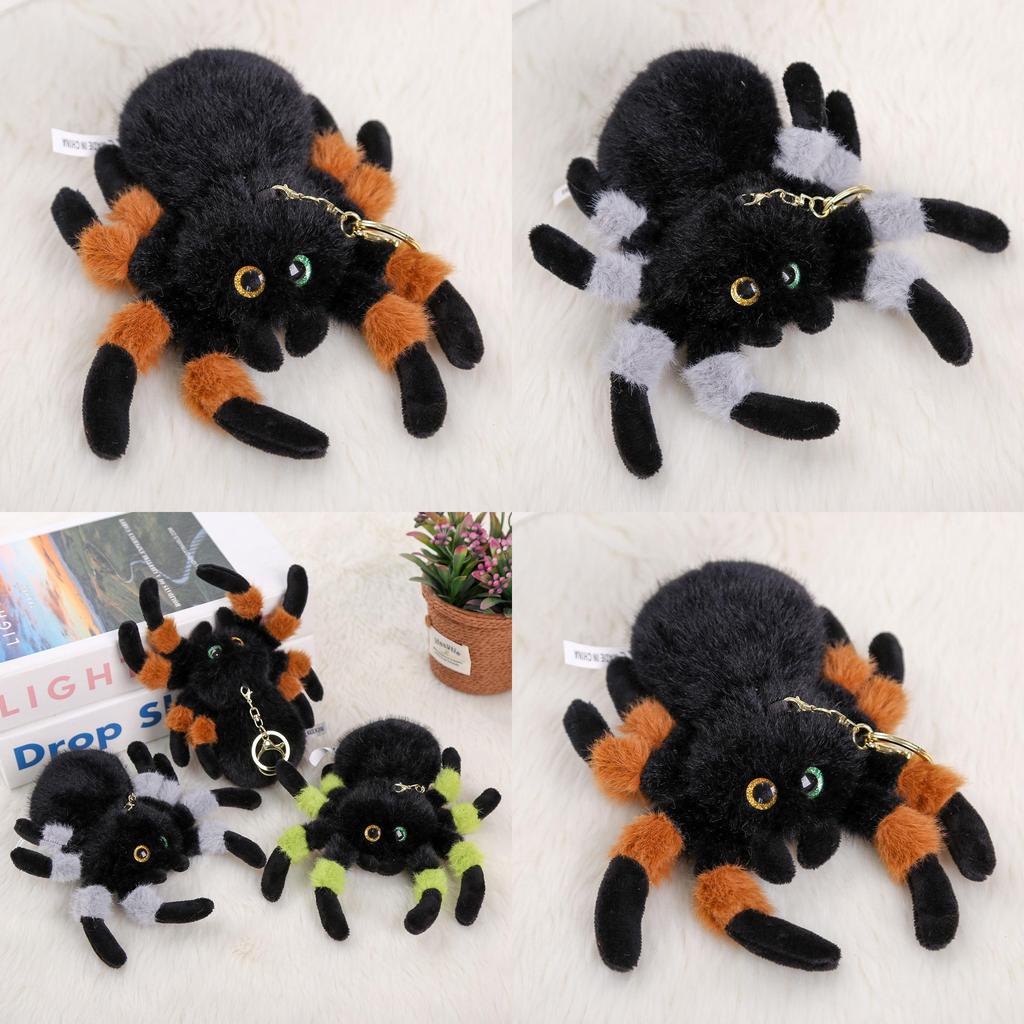 Realistic Spider Plush Doll Pendant With Short Plush Material For Birthday Gifts And Bag Charms