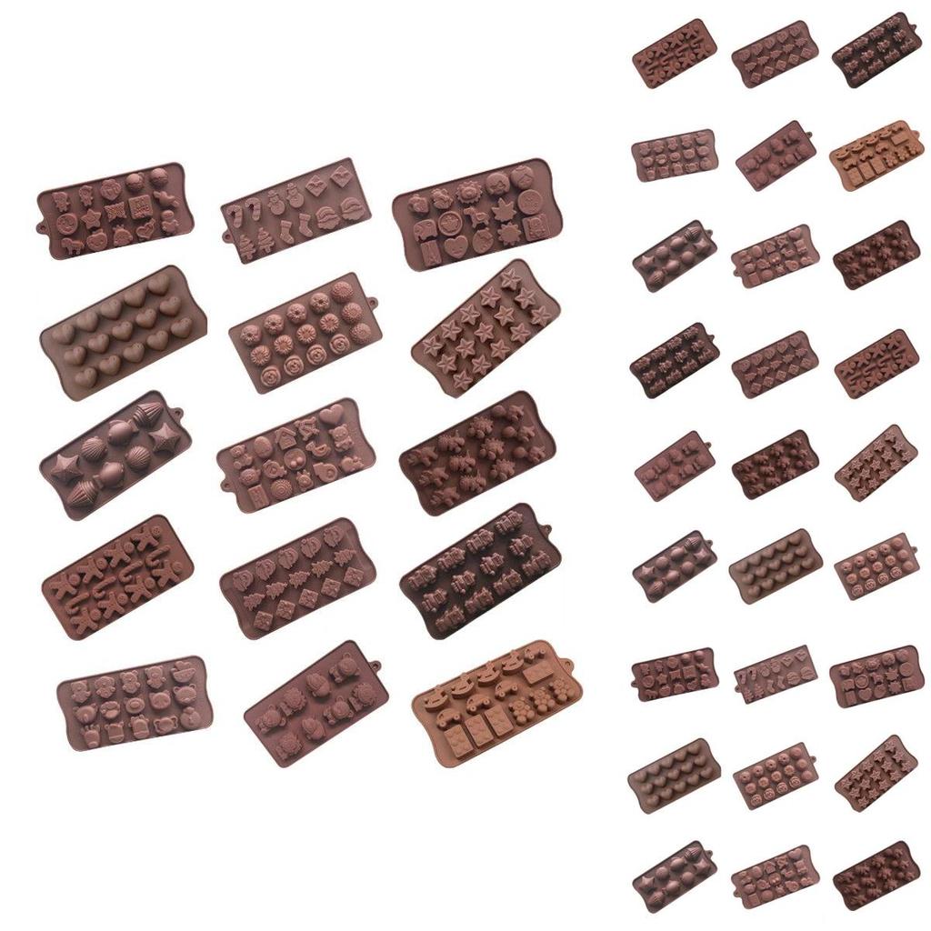 Christmas Silicone Cake Chocolate Moulds For Creative Baking And Decorating Delight