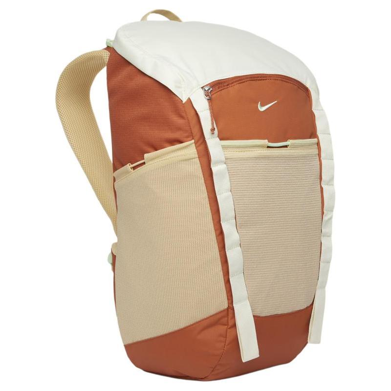 Nike Polyester Nylon Blend Backpack Unisex Bright Day Colorful Hemp With Misty Green Casual