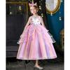 Kids Unicorn Dress with Headband, Jewelry & Accessories, Multicolor, 120 Cm, Ages 4-5