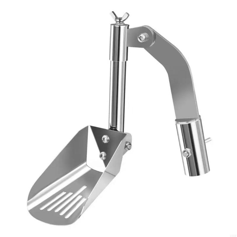   Heavy Duty Alloy Construction Gutter Shovel Maintenance Scoops For Quick Debris Removal From Rain Drains Downpipes