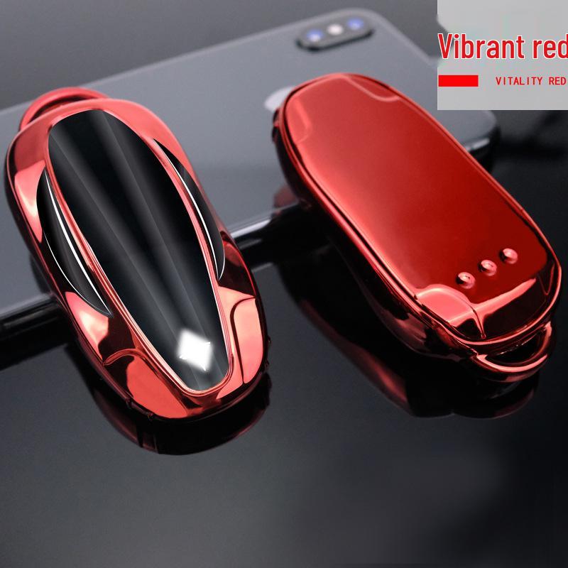 Tesla Model 3 Full-Cover TPU Smart Key Shell Case