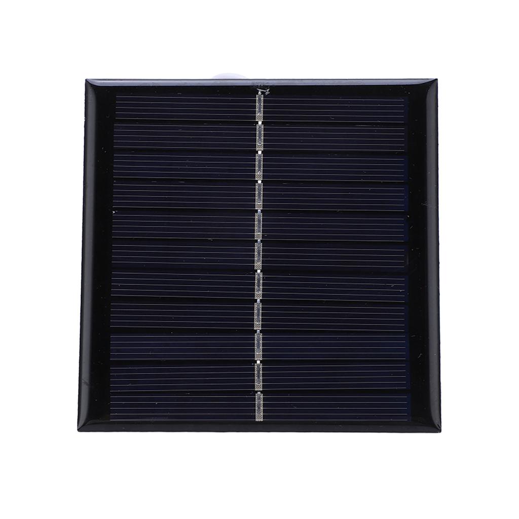 Pannello di Ricarica Solare Portatile Pannello Solare Caricabatterie per Protezione Ambientale 1W 5.5V per Esterno