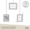 Umbra Wall Display Photo Frame, Black, W49 x D25 x H6cm, EXHIBIT 21016057040
