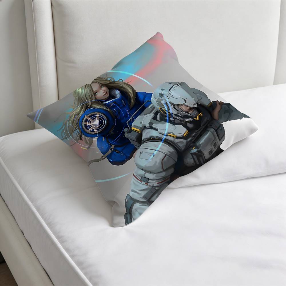 Hot PPRAGMATA Game Decorative Square Pillow Cover Modern Cushion Case for Living Room Bedroom
