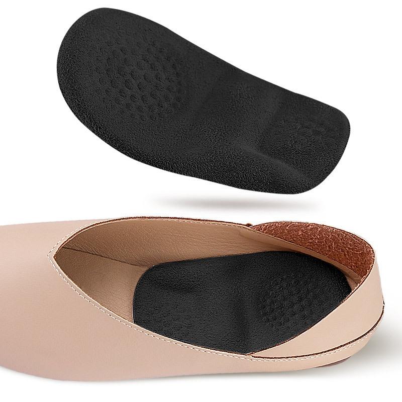 Male and Female Soft Particle Massage Orthopedic Insole Self-adhesive Invisible Non-slip Shock Absorber Half Size Pad GEL Heel Pad