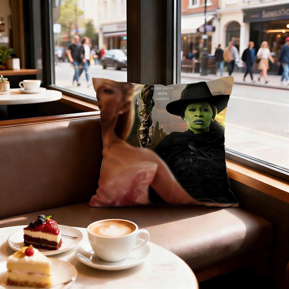 Movie Wicked Part One Cushion Cover Decorative Cushions Covers Cover Sofa X Pillow Piece X X Pillowcase