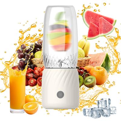 Liquidificador portátil, liquidificador espremedor portátil com 6 lâminas de aço inoxidável, base do motor, botão, 1500mA