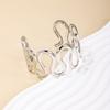 Metal Hollow-out Zinc Zinc Alloy Wide Opening Bangle S/Round Shape Retro Hand Ring  Party Decoration
