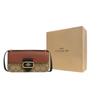 Coach Morgan Rindsleder mit Kunstleder Umhängetasche, Crossbody-Tasche Klein Damen Khaki Rotbraun Schwarz