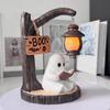 Halloween Night Light Bedside Table Lamp Ornament Party Decor,Gift Desk Reading Statue for