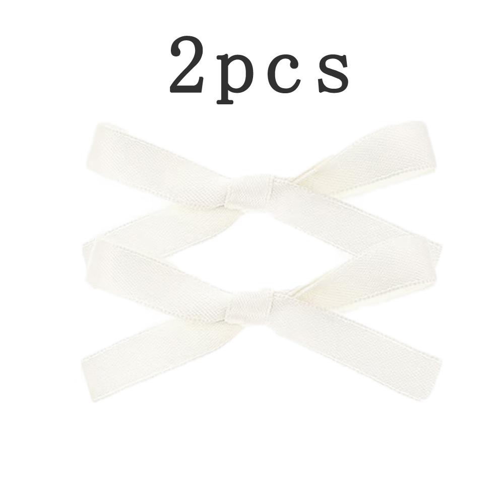 2 Pcs Hair Clip with  Bow Dopamine Color, multicolor ribbons,  sweet and cute hair clips, ballet-style hair accessories