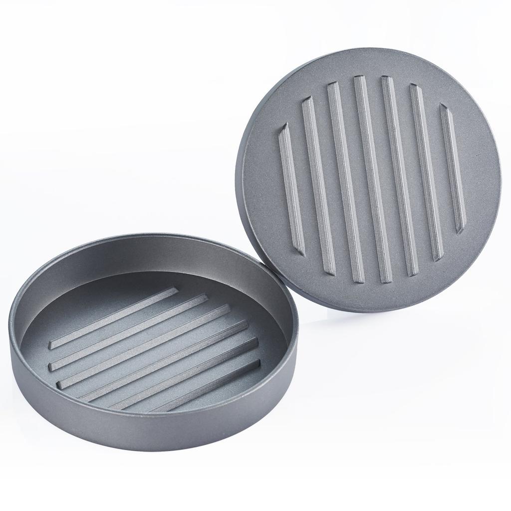 GWHOLE Hamburgerpresse, Patty-Former, Fleischpresse, Macht leicht Patties, Küchenutensil, Kochzubehör, Fasst 100 Blatt Wachspapier