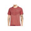 Nike Letter Print Breathable Crew Neck Short Sleeve T-Shirt Men Tops Light-Red Vintage-American DD4796-010