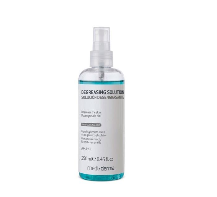 Medi+derma ENTFETTENDE LÖSUNG 250 ml Reinigt gründlich