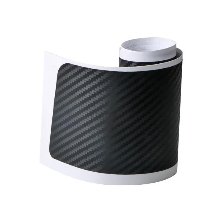 Universal Car Rear Bumper Protector Trunk Door Entry Guard Sill Protection 3D Sticker Carbon Fiber PVC Edge Protector Accessorie Interior Mirrors 6