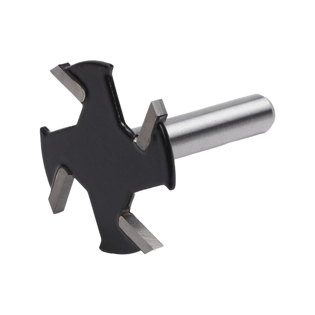 LAVIE 1Pz Gambo 8mm 3 Taglienti Frese per Slot a T Fresatrice Tagliente Dritto Manico da Taglio per Legno Lavorazione del Legno