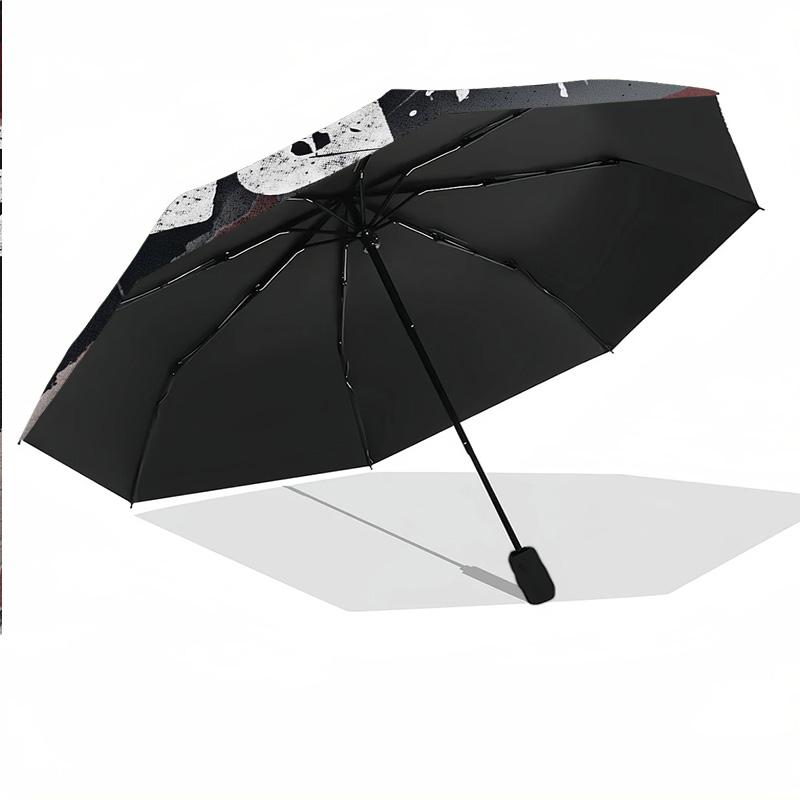 Red Hot Chili Peppers Print 8?Ribs Automatic Umbrella Wind Resistant Lightweight Folding Umbrella For Outdoor Travel