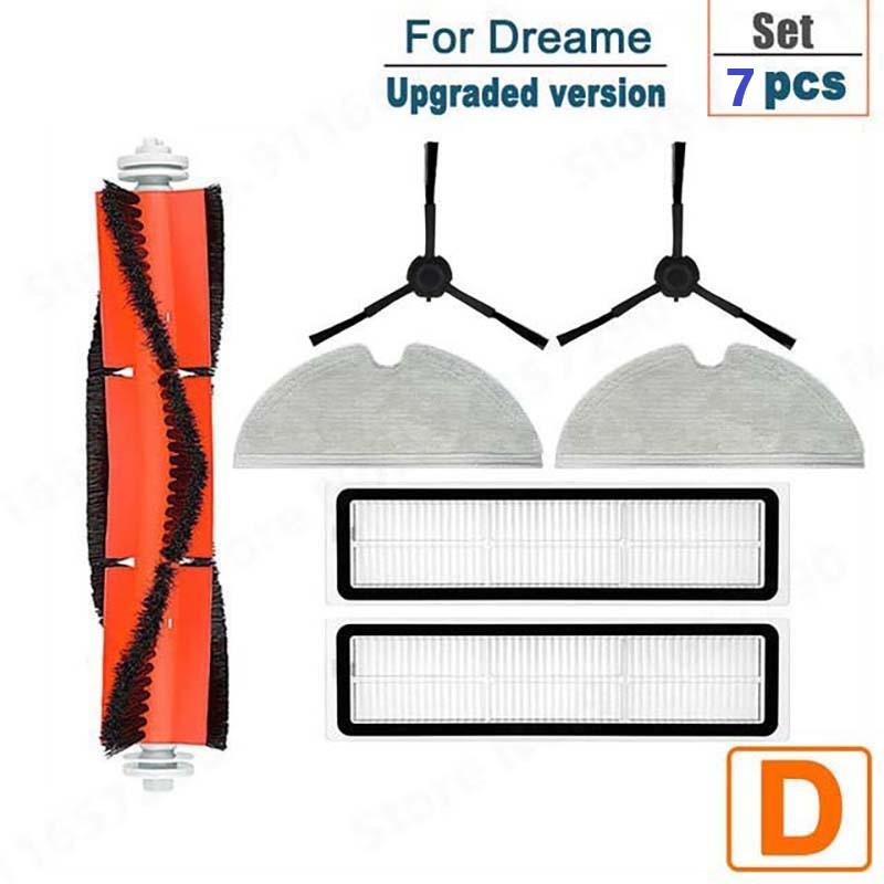 For Xiaomi Dreame D9 Bot L10 Pro Spare Parts Side Main Brush Filter Mop Cloth Robot Vacuum Cleaner Accessories Set For Home