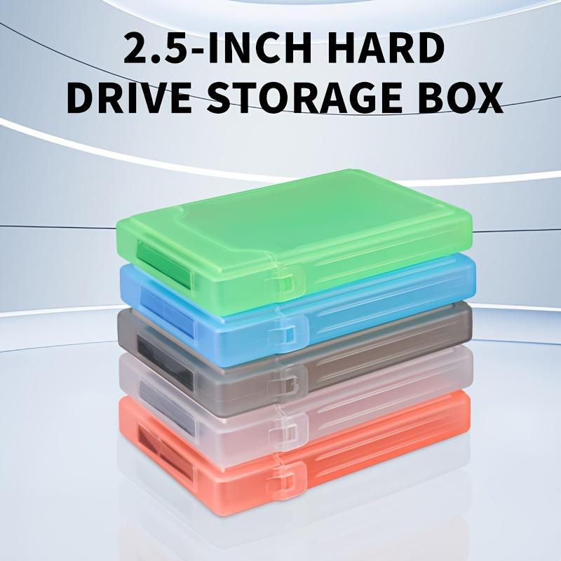 2,5-Zoll Festplatten-Aufbewahrungsbox, Geeignet für IDE/SATA Solid State Drives/Mechanische Laufwerke Schutz, Staubdicht Kratzfest