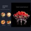 Crystal Glass Fruit Bowl Versatile Addition To Dining Table Modern Living Room Glass Fruit Bowl