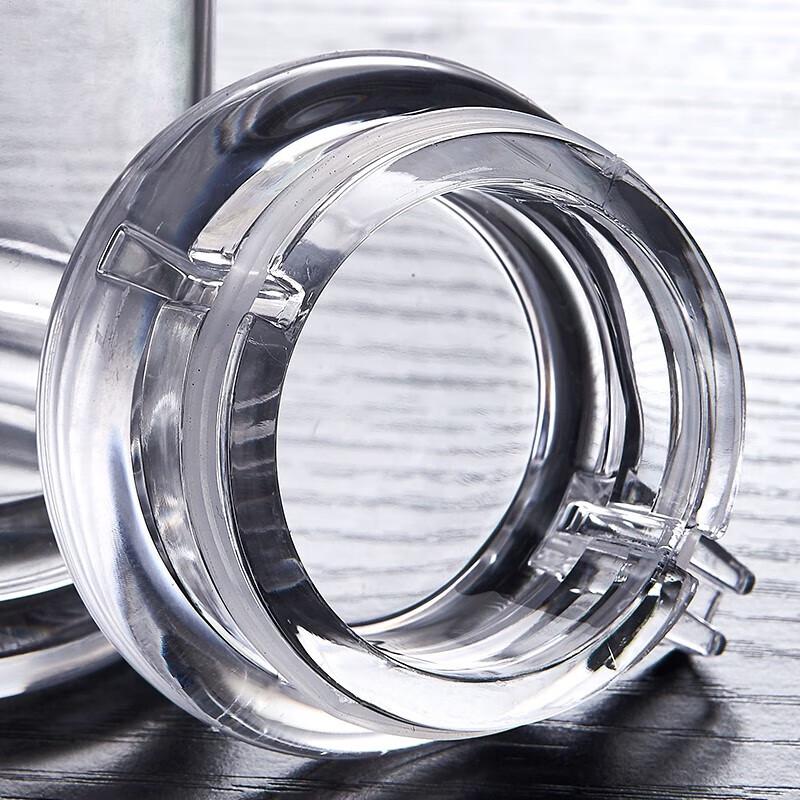 Durable 6-Piece Plastic Seasoning Jar Set