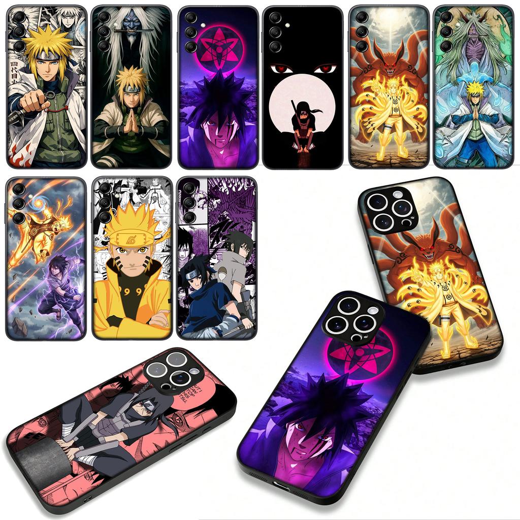 Namikaze Minato Uchiha Sasuke Narutos for Samsung Galaxy A25 A37 A57 A12 A14 A31 A41 A50 A51 A70 A71 A72 A04 Note 20 9 8 10 Case